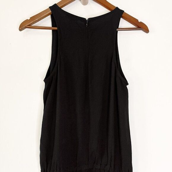 Joie Black Viscose Full Length Sleeveless Jumpsuit - Picture 5 of 9